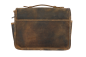 Preview: Alpenleder Leder Fototasche "Presse" Old Havanna
